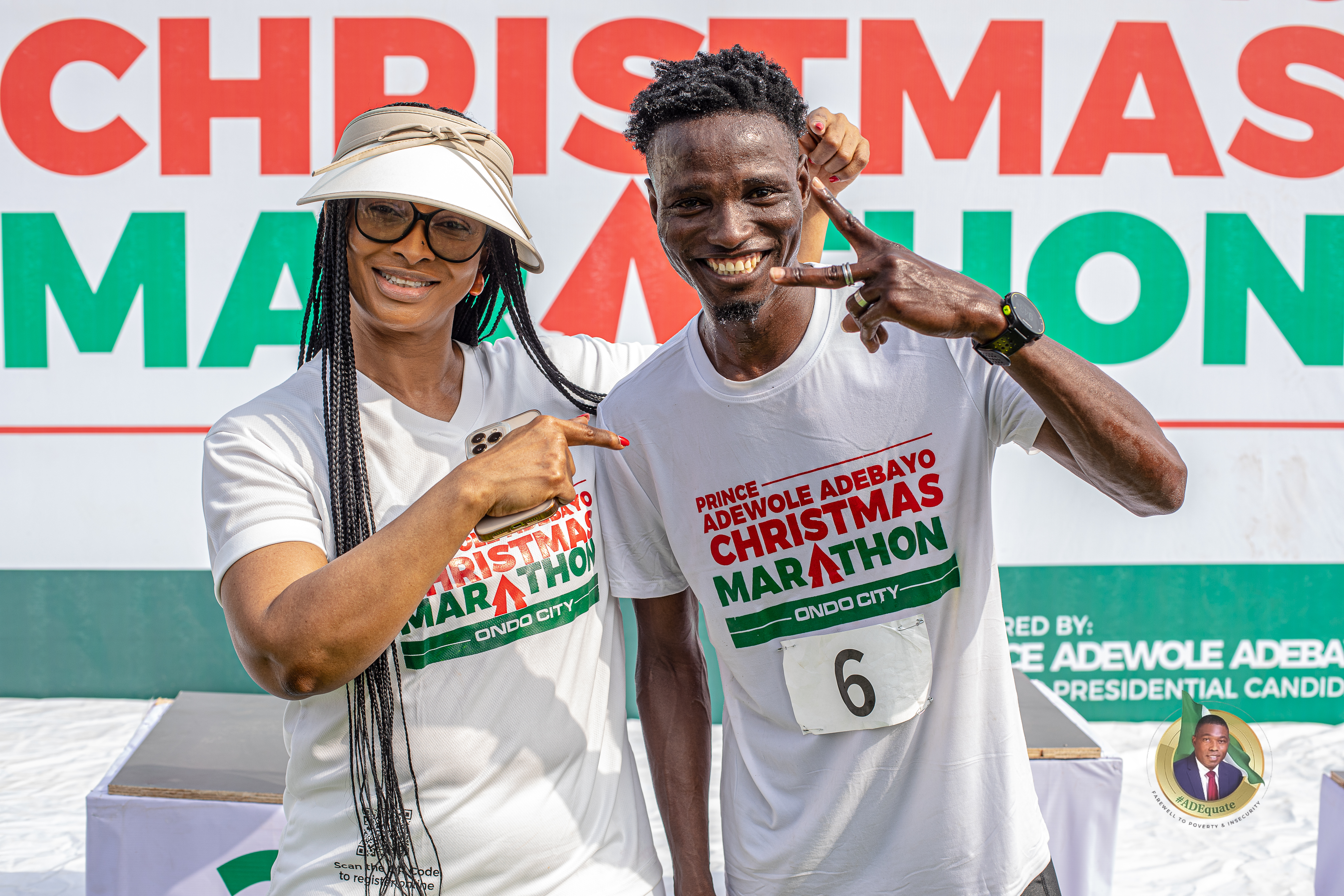 Prince Adewole Adebayo Flags Off 2nd Edition of The Christmas Marathon & Queen Lilian Adebayo Health Walk In Ondo City
